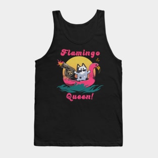 flamingo queen vintage Tank Top